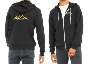 Miller Motorsports - Miller Motorsports Black Zip Up Hoodie