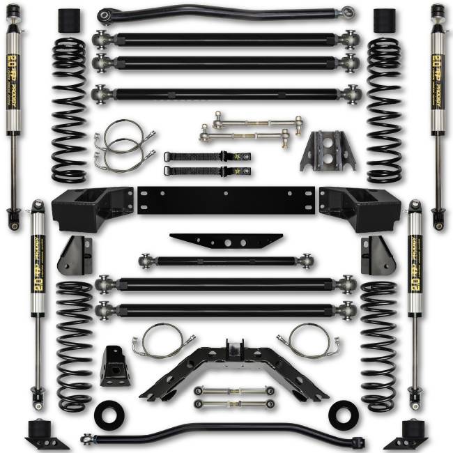 Rock Krawler Suspension - Rock Krawler Suspension JKU 2.5 Off Road Pro - Stage 1  JK25ORP-4S1