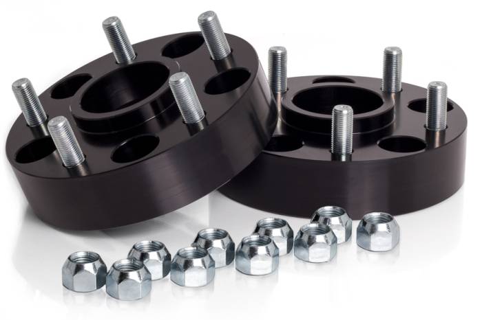 Spidertrax Off-Road - Spidertrax Jeep 5 on 5" x 1-1/2" Thick Black Wheel Spacer Kit