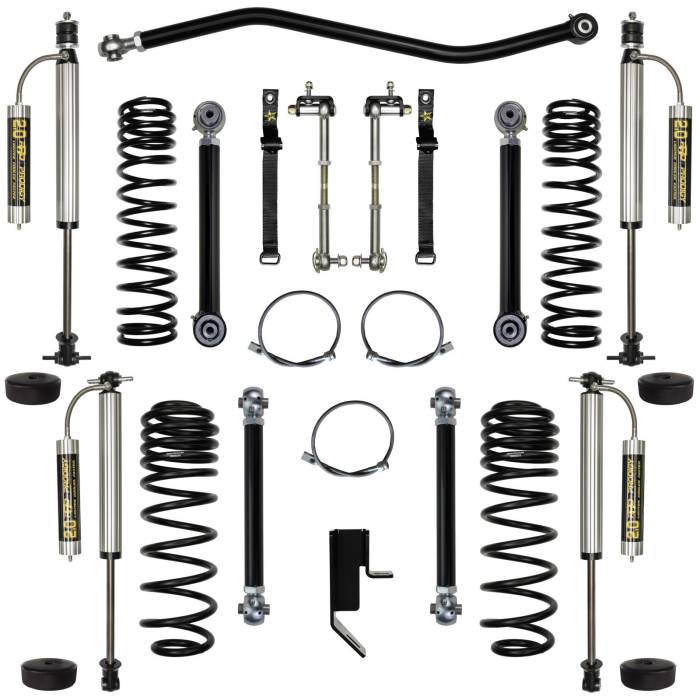 Rock Krawler Suspension - TJ 2.0 Max Travel 2 Inch Lift 97-06 Wrangler TJ Rock Krawler