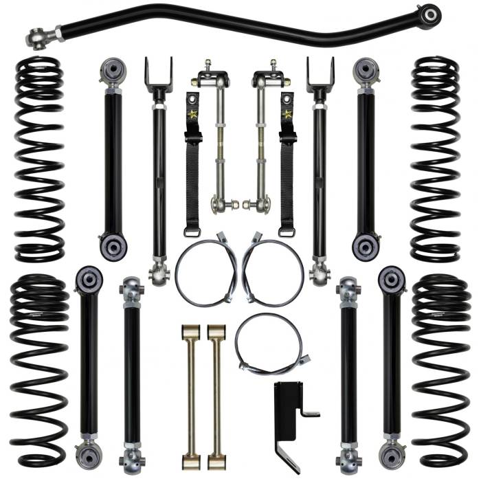 Rock Krawler Suspension - TJ 3.5 Inch Lift X-Factor Short Arm 97-06 Wrangler TJ Rock Krawler