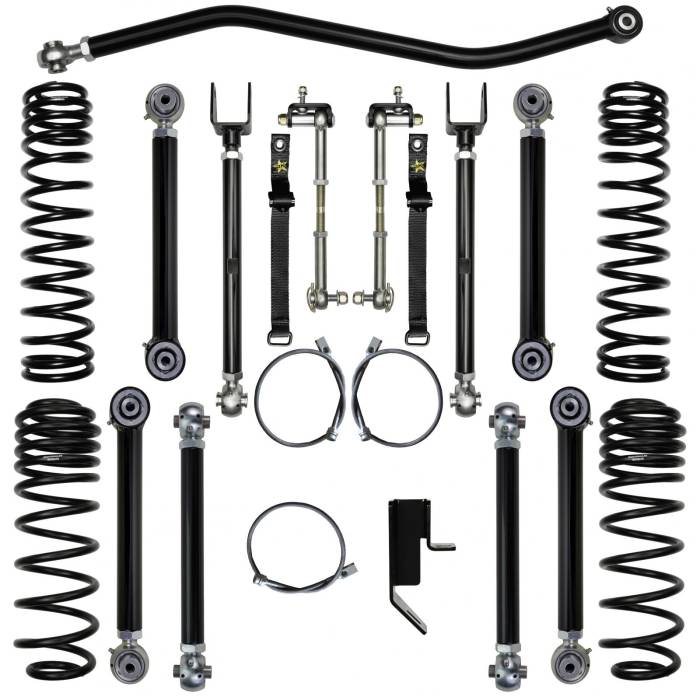 Rock Krawler Suspension - TJ 2.0 Inch X Factor Short Arm Lift 97-06 Wrangler TJ Rock Krawler