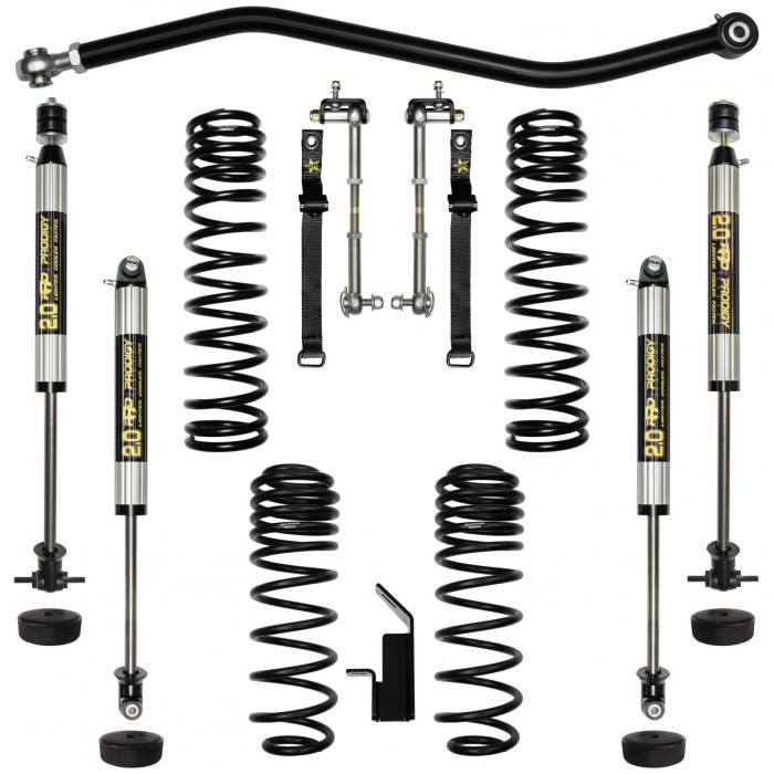 Rock Krawler Suspension - TJ 2.0 Inch Lift Stock Mod Stage 1 With Shocks 97-06 Wrangler TJ Rock Krawler