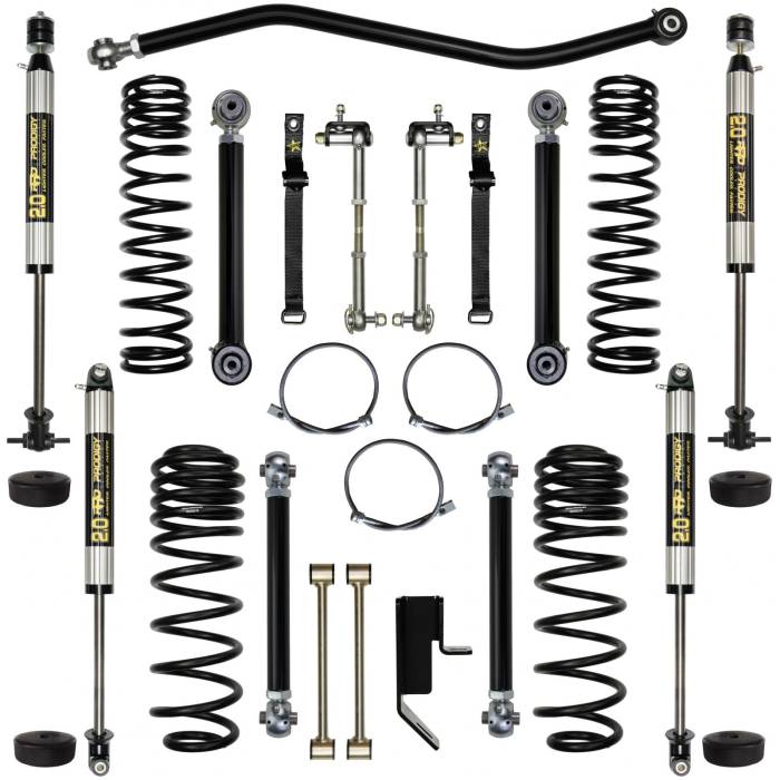 Rock Krawler Suspension - TJ 3.5 Inch Lift Kit Max Travel Stage 1 97-06 Wrangler TJ Rock Krawler