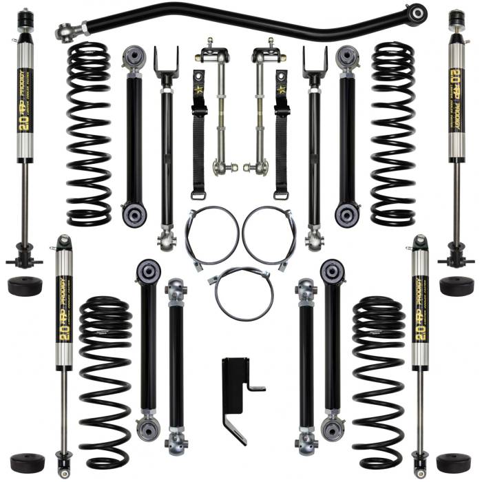 Rock Krawler Suspension - 2.0 Inch Lift Kit W/Shocks X Factor System Stg 1 97-06 Wrangler TJ Rock Krawler