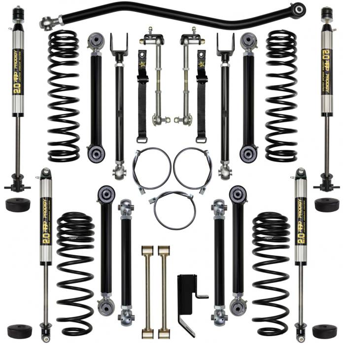 Rock Krawler Suspension - 3.5 Inch Lift Kit W/Shocks X Factor System Stg 1 97-06 Wrangler TJ Rock Krawler