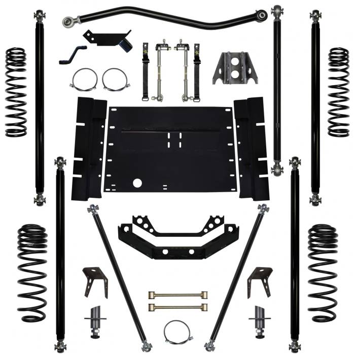 Rock Krawler Suspension - 5.5 Inch Long Arm Lift Kit 97-02 Wrangler TJ Off Road Pro 5 Stretch Rock Krawler