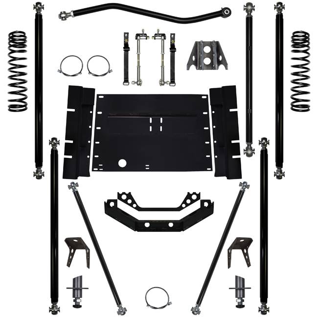 Rock Krawler Suspension - 2 Inch Lift Kit 97-02 Wrangler TJ Off Road Pro W/5 Stretch Rock Krawler