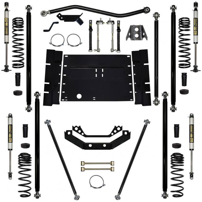 Rock Krawler Suspension - 5.5 Inch Long Arm Lift Kit W/Shocks Off Road Pro Stg 1 97-02 Wrangler TJ Rock Krawler