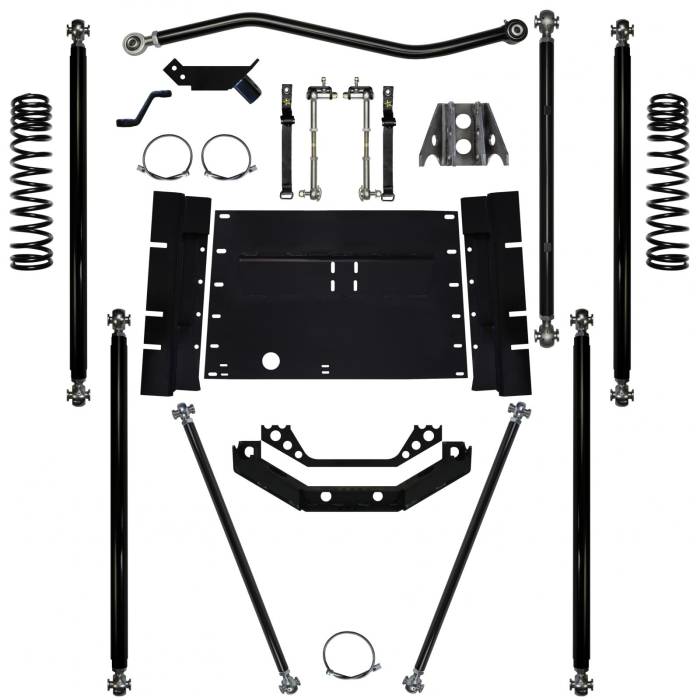 Rock Krawler Suspension - 5.5 Inch Long Arm Lift Kit 12 Stretch Off Road Pro 97-02 Wrangler TJ Rock Krawler