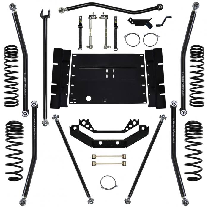 Rock Krawler Suspension - 5.5 Inch Long Arm Lift Kit 97-02 Wrangler TJ X Factor Rock Krawler