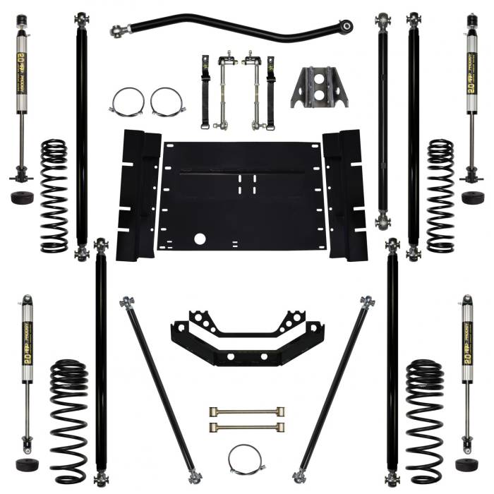 Rock Krawler Suspension - 3.5 Lift Kit Off-Road Pro Long Arm System W/Shocks Stg 1 03-06 Wrangler TJ Rock Krawler