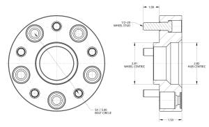 Spidertrax Off-Road - Spidertrax Jeep 5 on 5" x 1-1/2" Thick Wheel Spacer Kit - Image 2