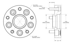 Spidertrax Off-Road - Spidertrax Jeep 5 on 4-1/2" to 5 on 5" Wheel Adapter Kit - Image 2