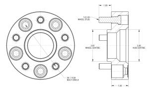 Spidertrax Off-Road - Spidertrax Jeep 5 on 4-1/2" x 1-1/2" Thick Wheel Spacer Kit - Image 5