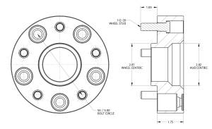 Spidertrax Off-Road - Spidertrax Jeep 5 on 5" x 1-3/4" Thick Wheel Spacer Kit - Image 5