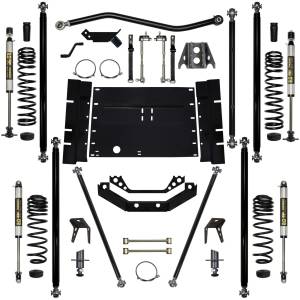 5.5 Inch Long Arm Lift W/Shocks Off Road Pro 5 Stretch Stge 1 97-02 Wrangler TJ Rock Krawler