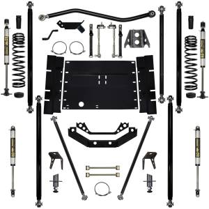 5.5 Inch Long Arm Lift Kit W/Shocks 8 Inch Stretch Off Road Pro Stg 1 97-02 Wrangler TJ Rock Krawler