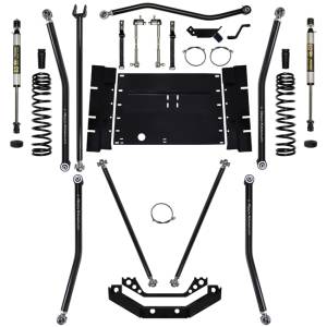 5.5 Inch Long Arm Lift Kit W/Shocks 12 Stretch Stg 1 X Factor 97-02 Wrangler TJ Rock Krawler