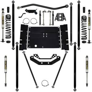 5.5 Inch Long Arm Lift Kit W/Shocks 12 Stretch Stg 1 Off Road Pro 97-02 Wrangler TJ Rock Krawler